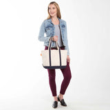 Medium Heavy Canvas Bag Monogrammed With Name or Initials