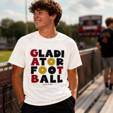 Gladiator Football Art Tee White
