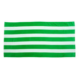 Cabana Stripe Fast Dry Velour Beach Towel
