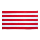 Cabana Stripe Fast Dry Velour Beach Towel