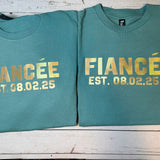 Engagement Shirt Fiancé and Fiancée