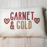 Garnet & Gold Team Spirit Pillowcase (12x18)