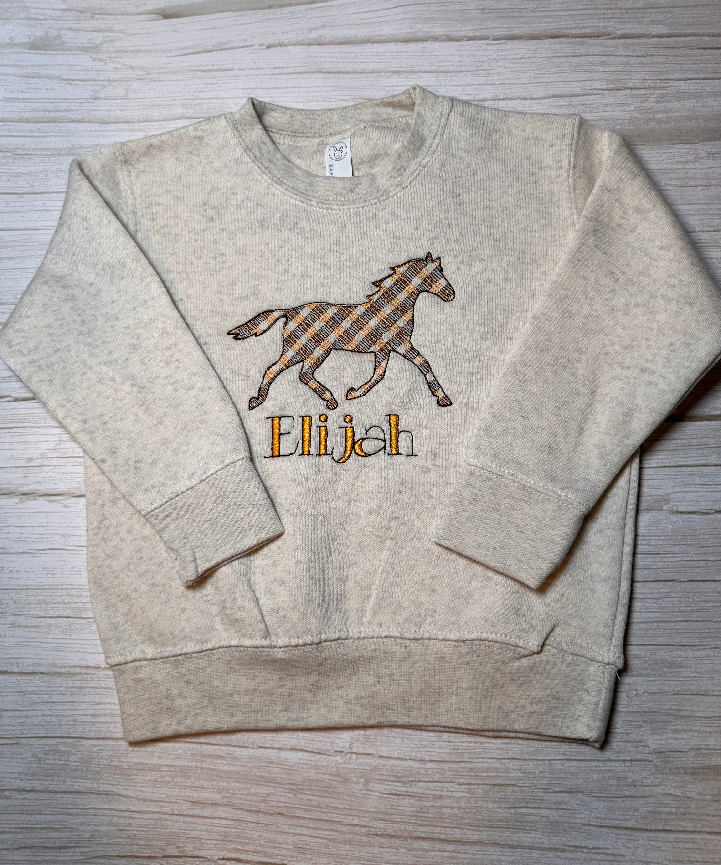 Embroidered Kids Sweatshirt