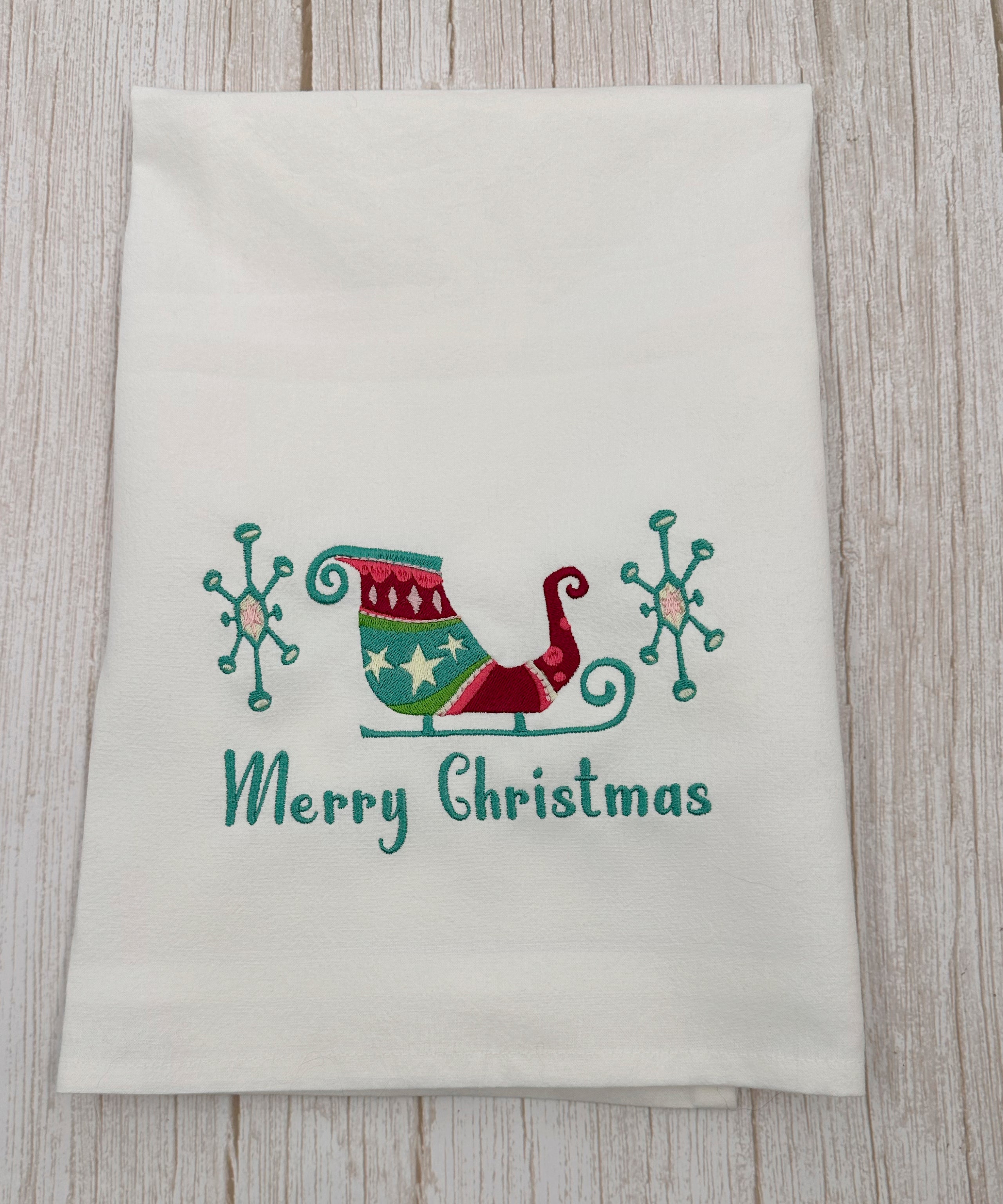 Christmas Personalized Dish or Tea Towels