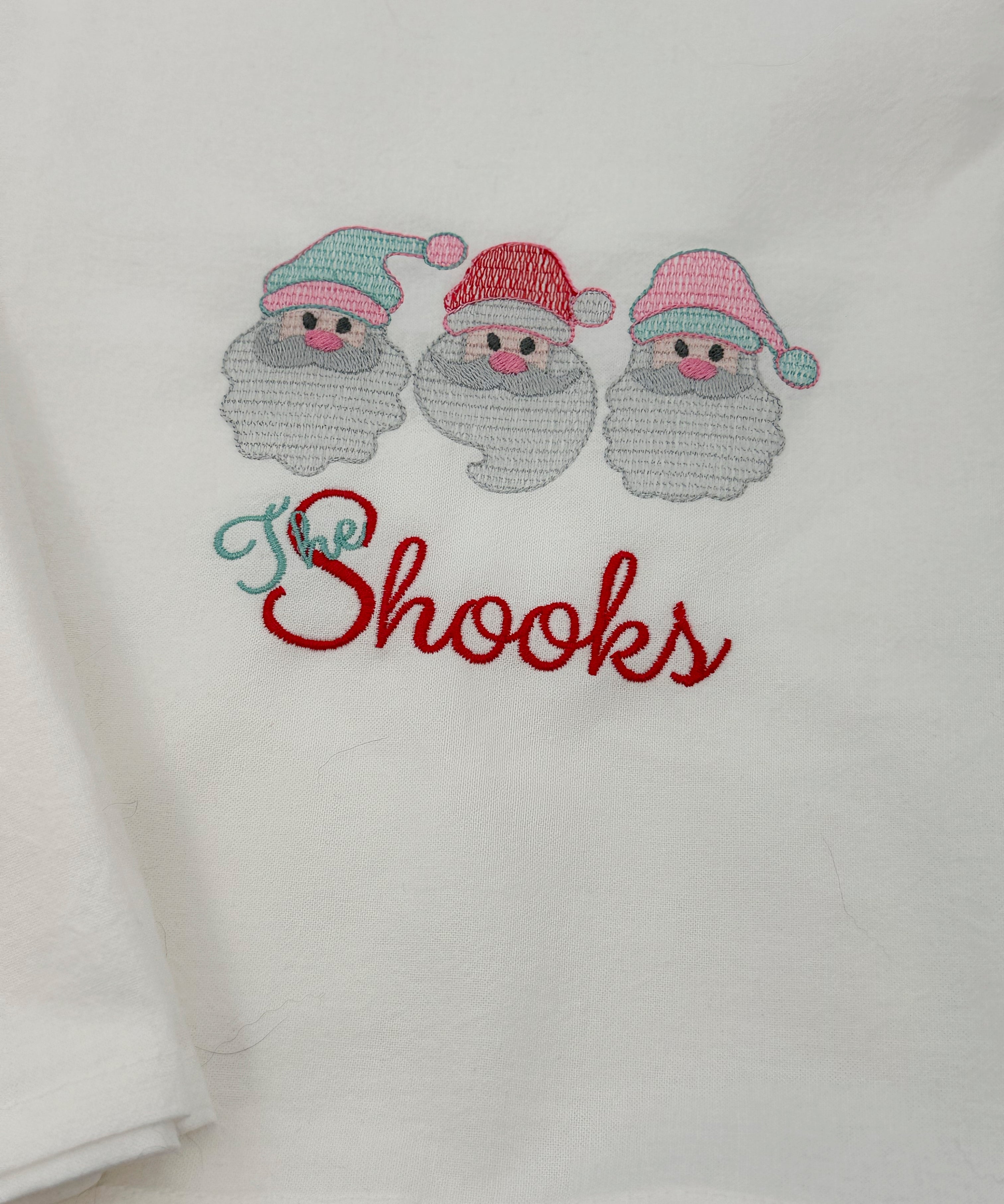 Christmas Personalized Dish or Tea Towels