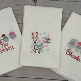 Christmas Personalized Dish or Tea Towels